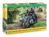 Zvezda 3717 German Motocycle Zündapp K800 with sidecar and crew 1/35